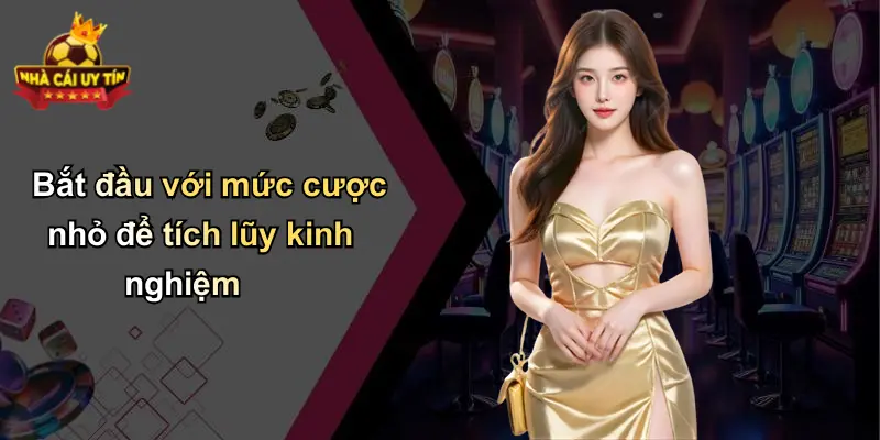 Bắt đầu với mức cược nhỏ để tích lũy kinh nghiệm