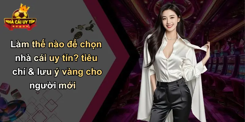 Làm thế nào để chọn nhà cái uy tín? tiêu chí & lưu ý vàng cho người mới
