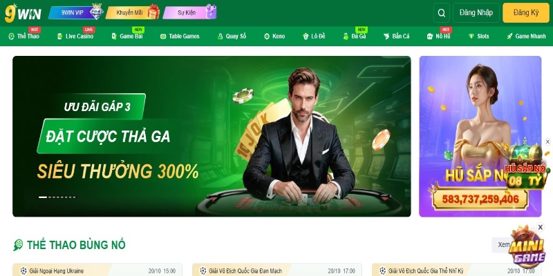 9Win có trụ sở hoạt động tại Phillipines